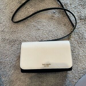 Kate Spade Black and White Crossbody Bag